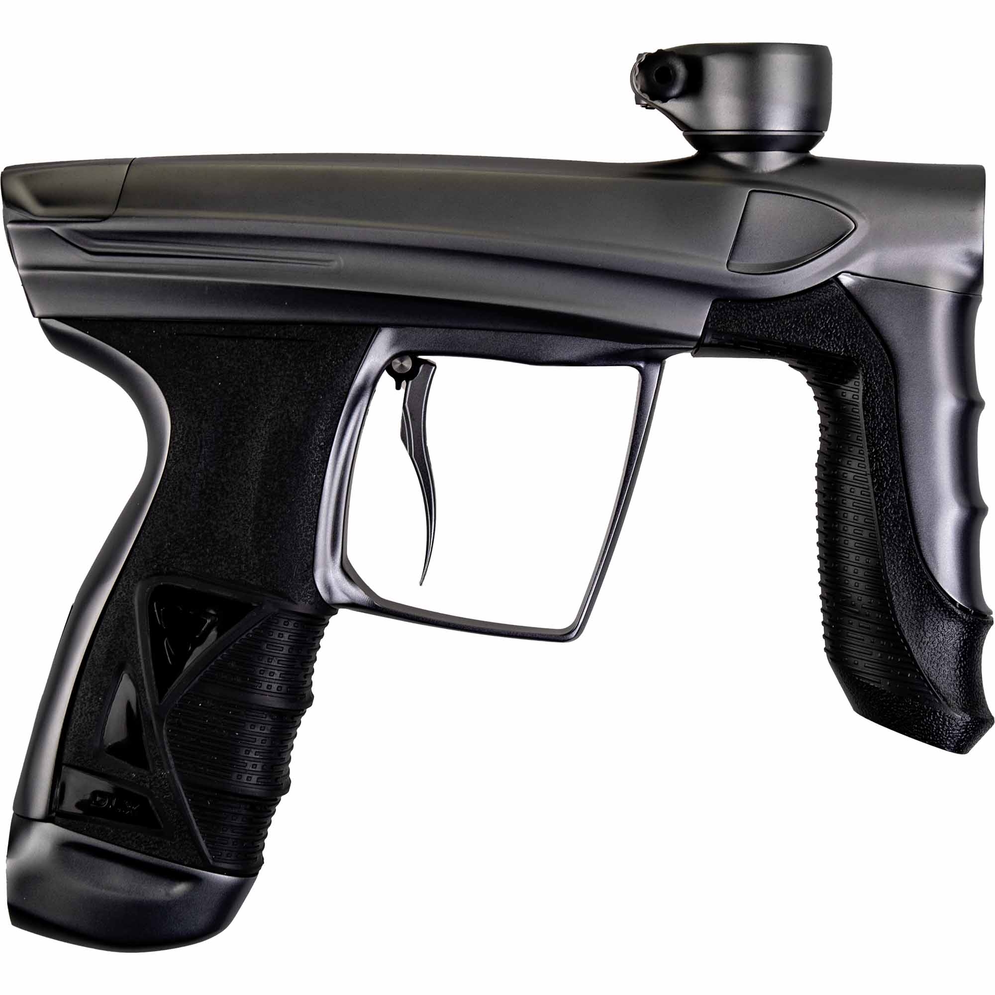 DLX Luxe® AIRE marker, dust gray Paintball-Gewehr, Gas-Pistole, Schwarz, Auslöser-Griff, Griffhandgriff