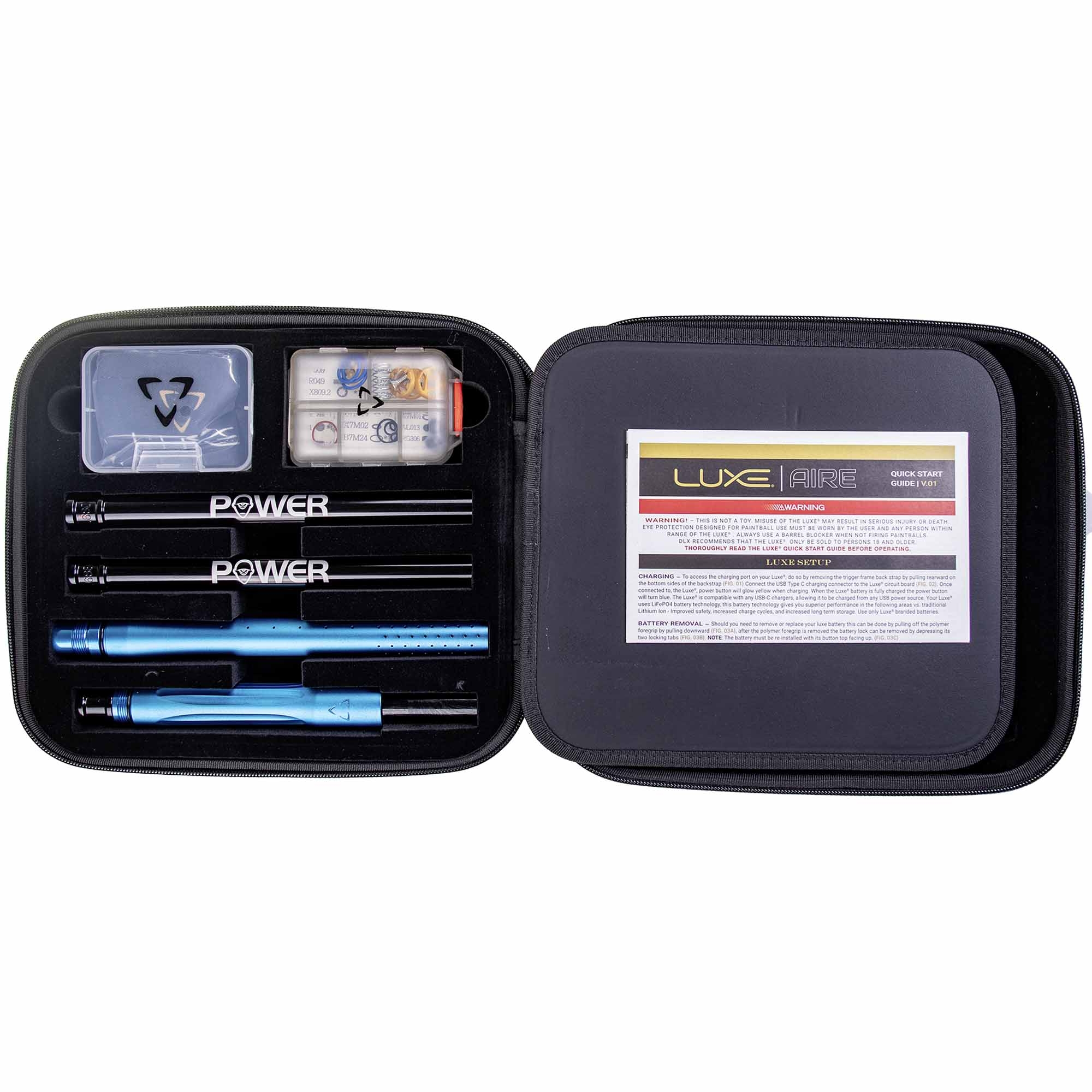 DLX Luxe® AIRE marker, dust blue E-Zigarette, Vape-Pen, Kit, Batterie, Lade-/Reiseset