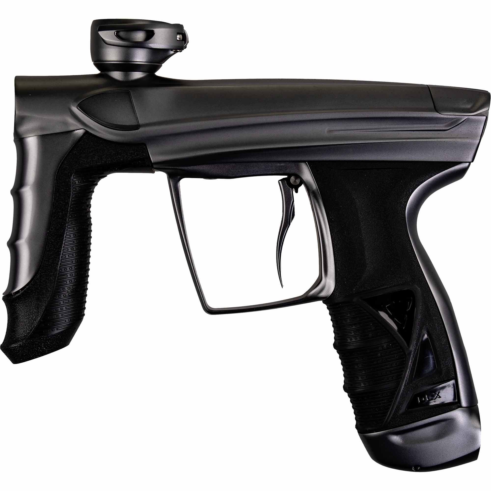 DLX Luxe® AIRE marker, dust gray Pulverpistole, Paintball-Pistole, Schwarz, Griff, Auslöser