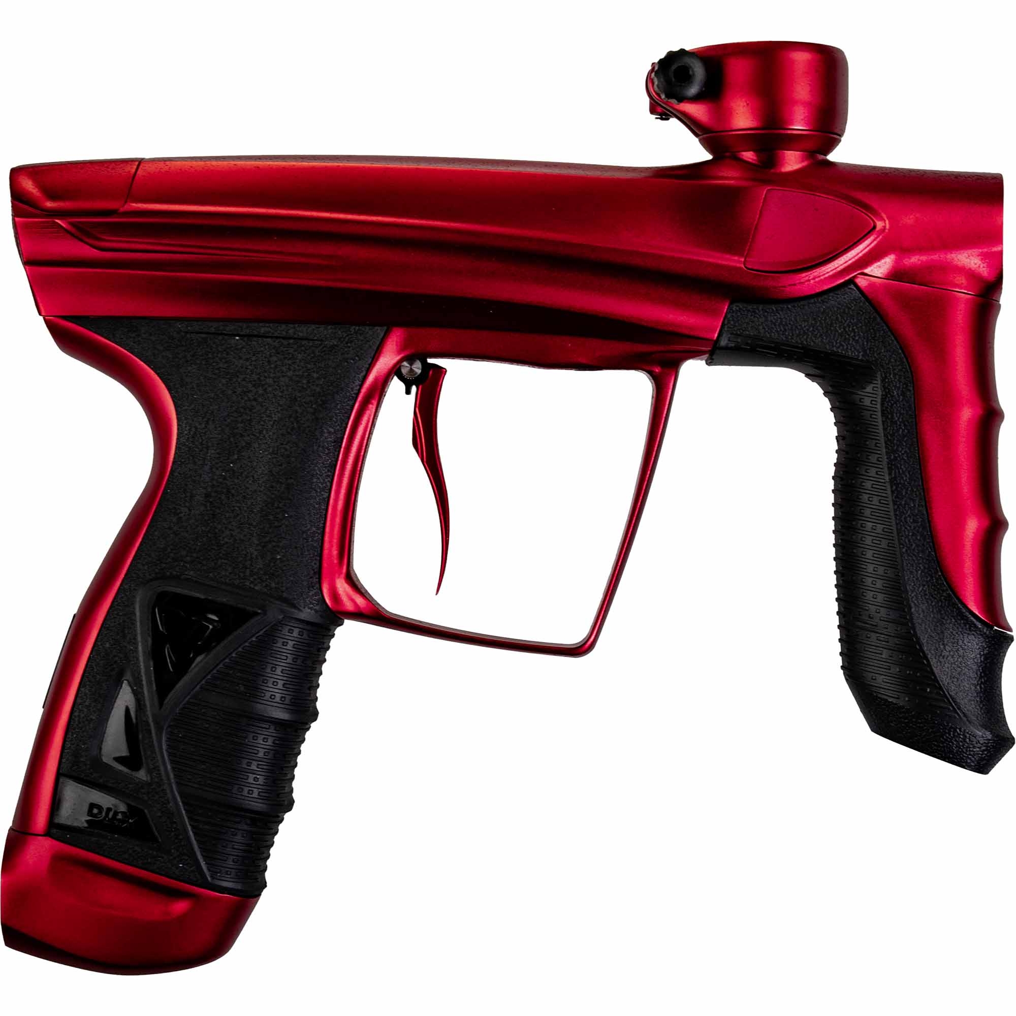 Farbiges Spraygerät, Paintball Pistole, Rot-Schwarz, Triggergriff, Druckluft-Werfer