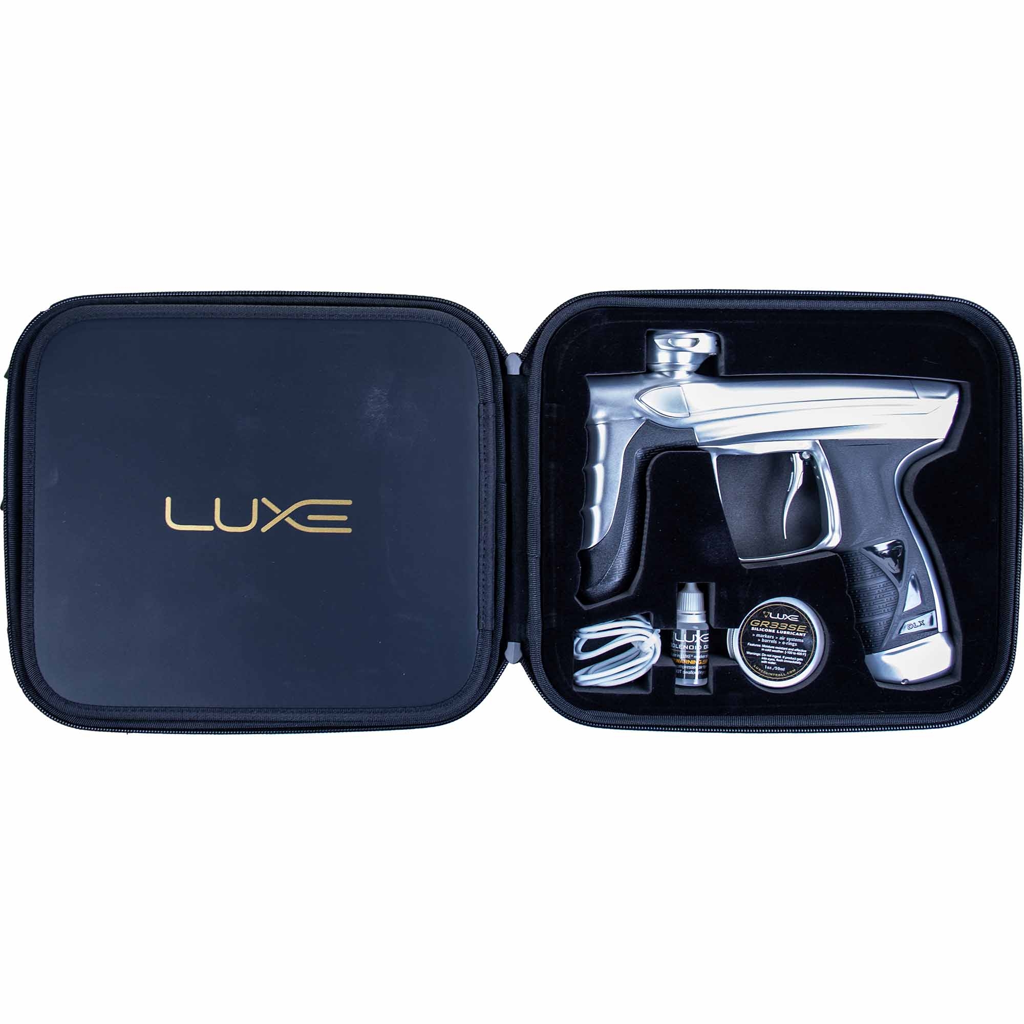 DLX Luxe® AIRE marker, dust white airbrush, gun, kit, case, powder