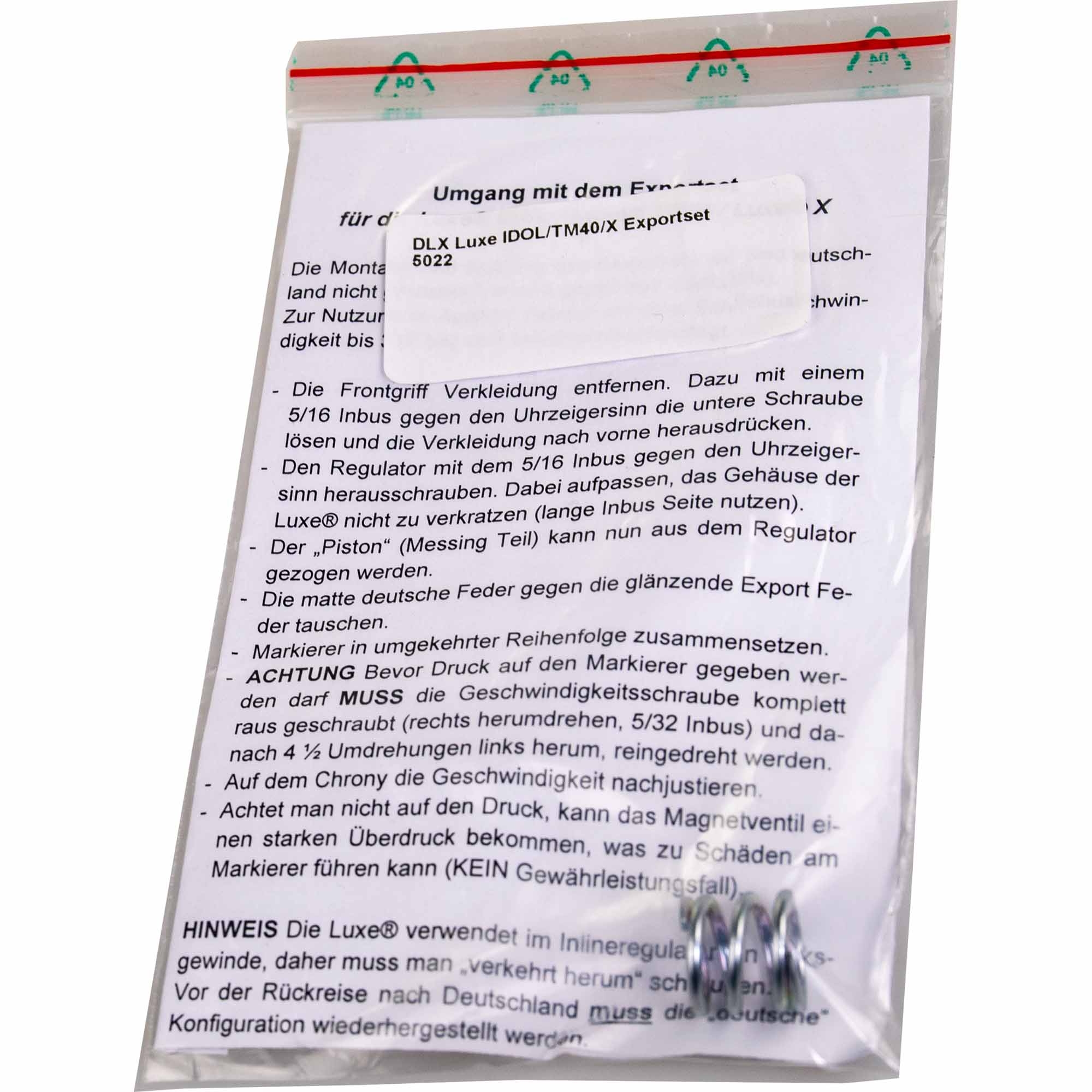 DLX Luxe IDOL/TM40/X Export Kit DLX Luxe IDOL/TM40/X Export Kit