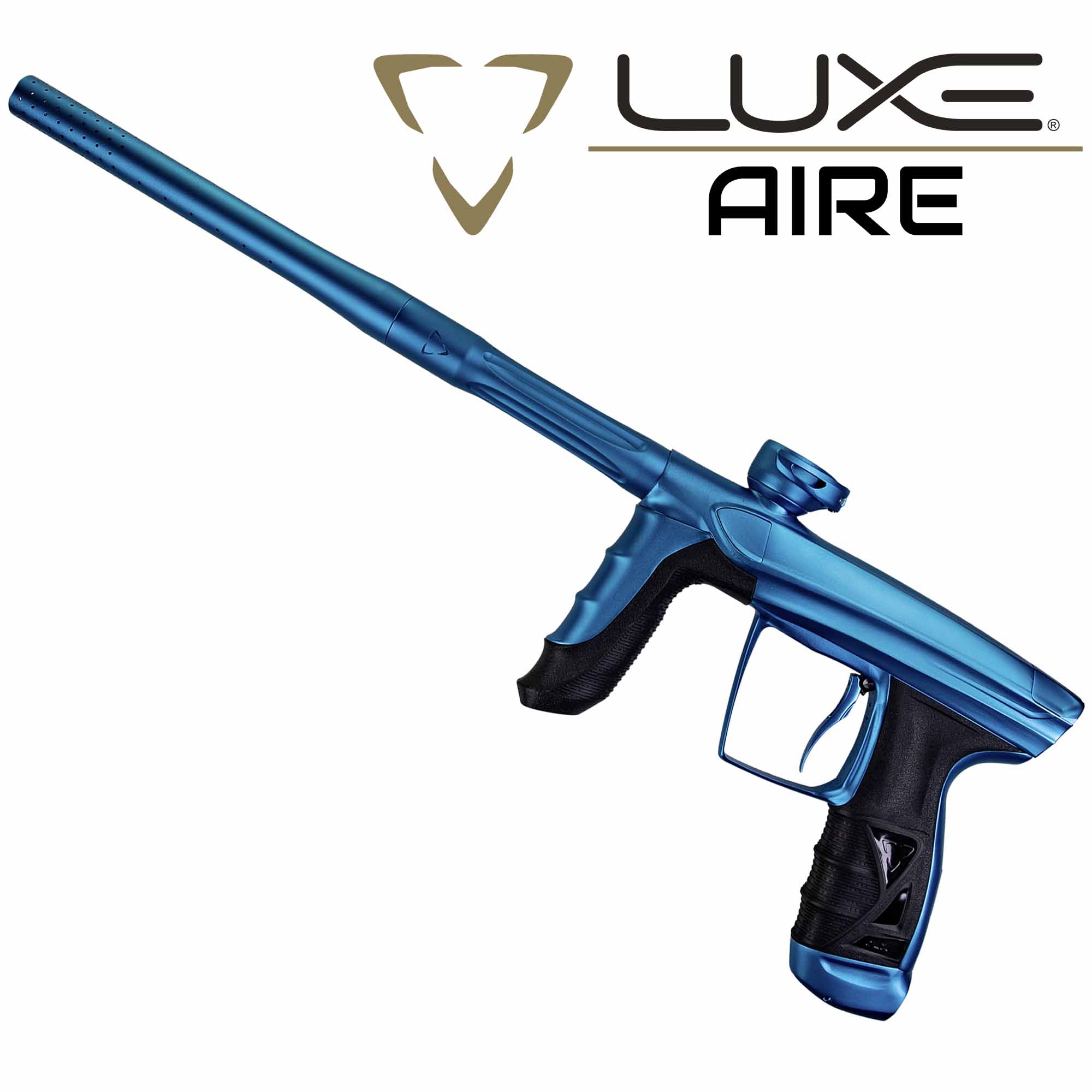 Farb-Spraypistole, Pistolen-Griff, Langrohr, Blau, Luftbetrieben
