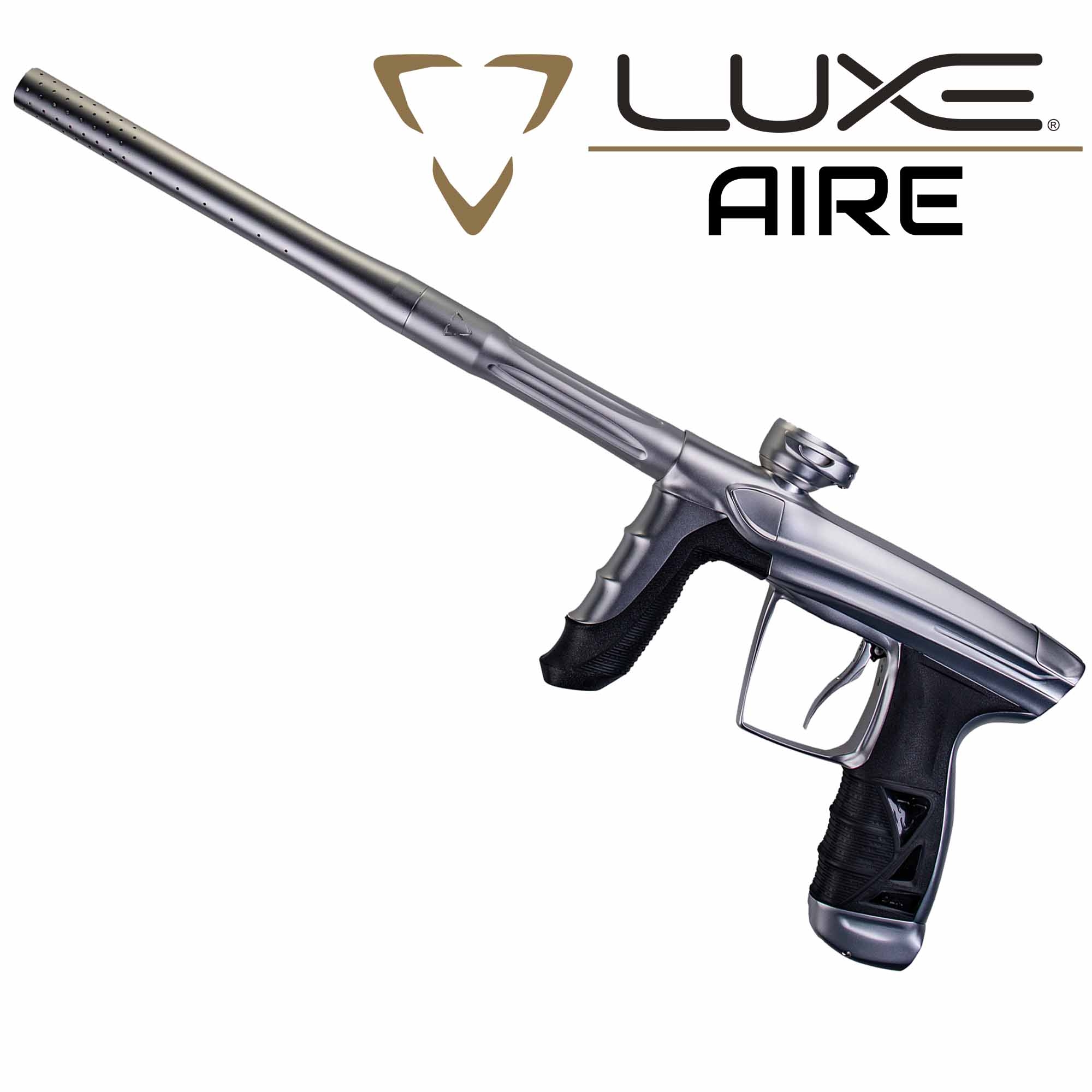 DLX Luxe® AIRE marker, dust white Paintball-Pistole, Luftpistole, Metall, Griff mit Akku, Lauf