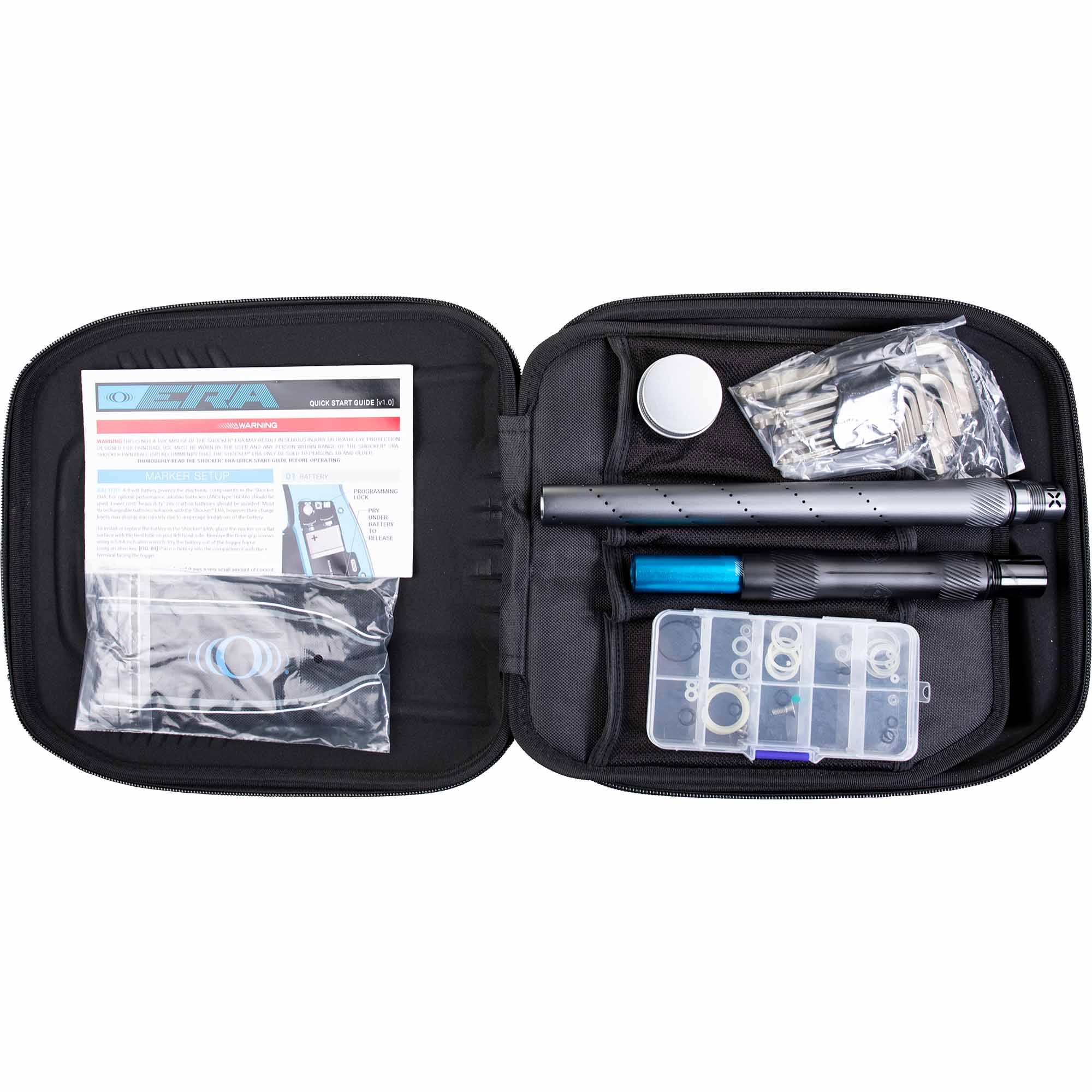 SP Shocker® ERA marker "e pluribus unum", gray matte tuning-kit, werkzeug-set, wartung, katalysator, etui