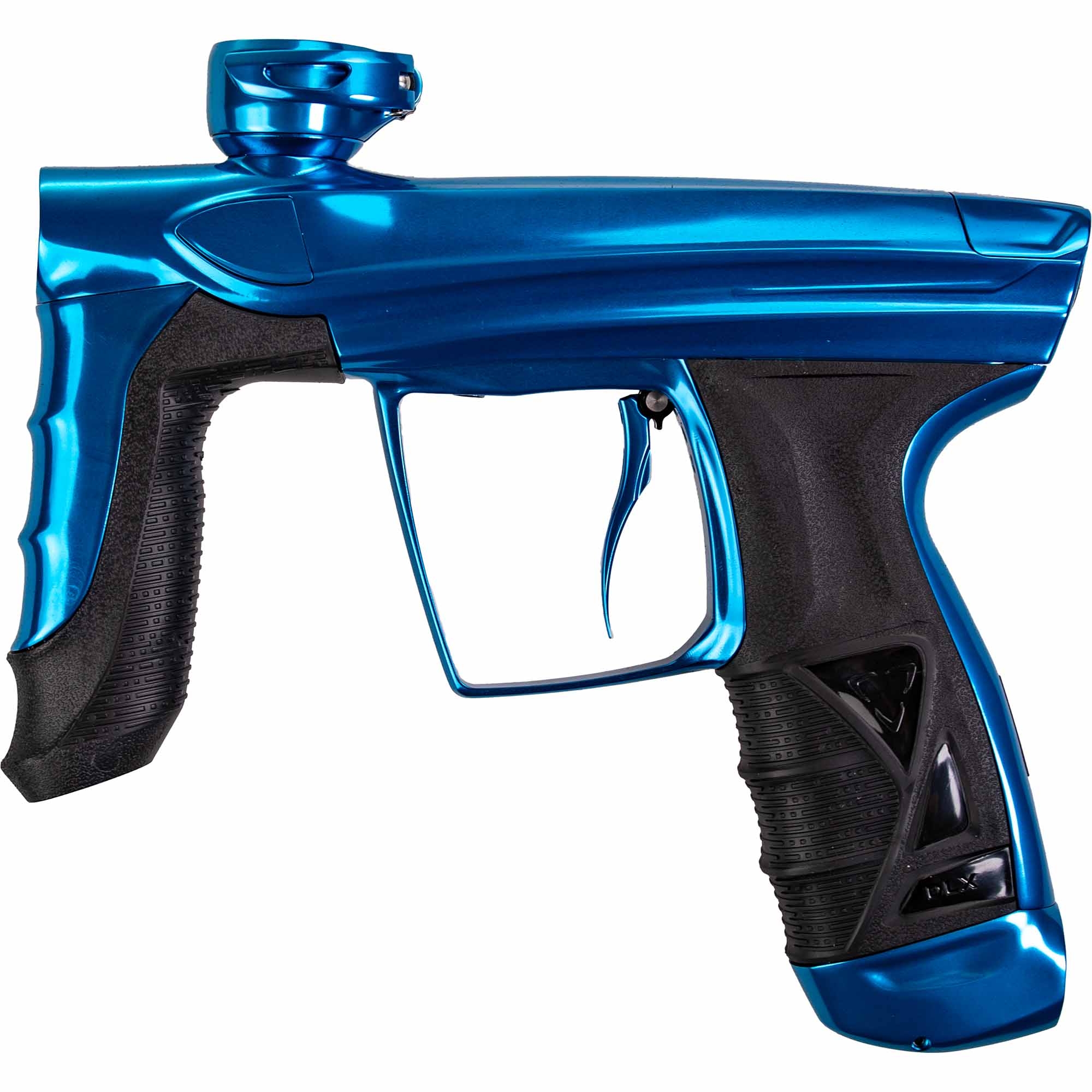 DLX Luxe® AIRE marker, polished blue Paintball-Pistole, Blau, Pistolengriff, Synthetik, Auslöser